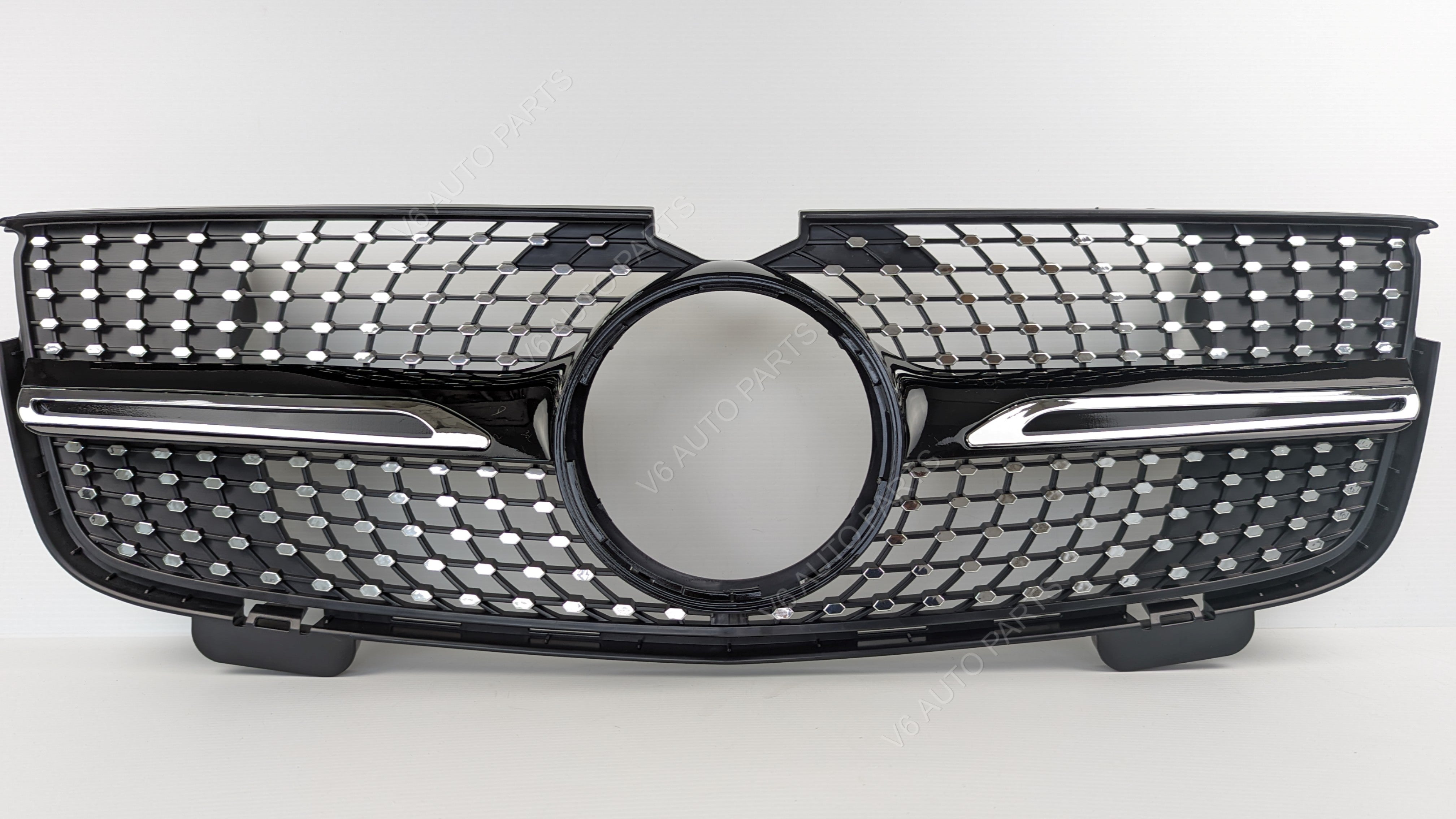 For Mercedes GL-Class X164 GL450 GL500 Front Radiator Black Grille 2007 - 2009