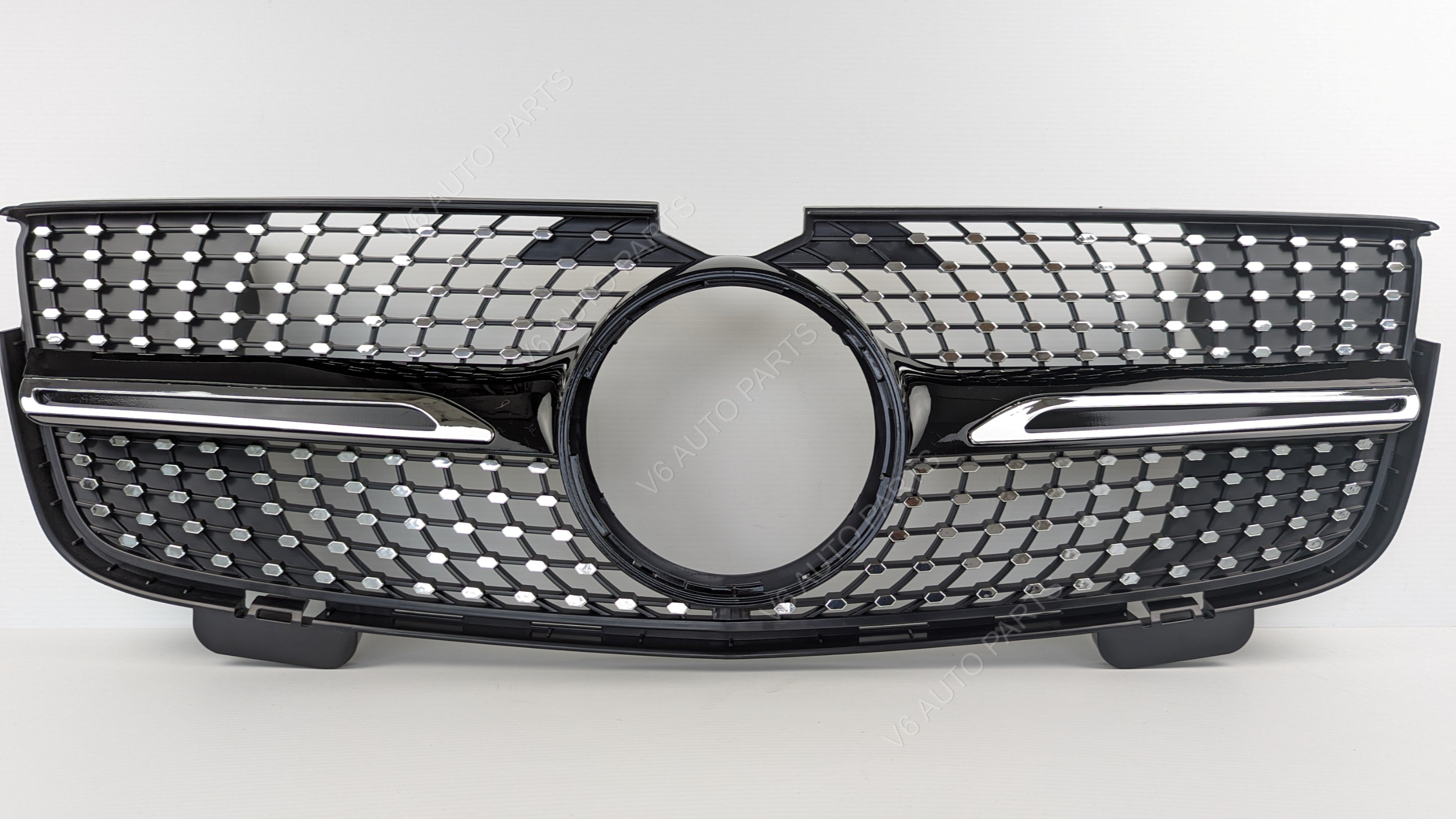 For Mercedes GL-Class X164 GL450 GL500 Front Radiator Black Grille 2007 - 2009