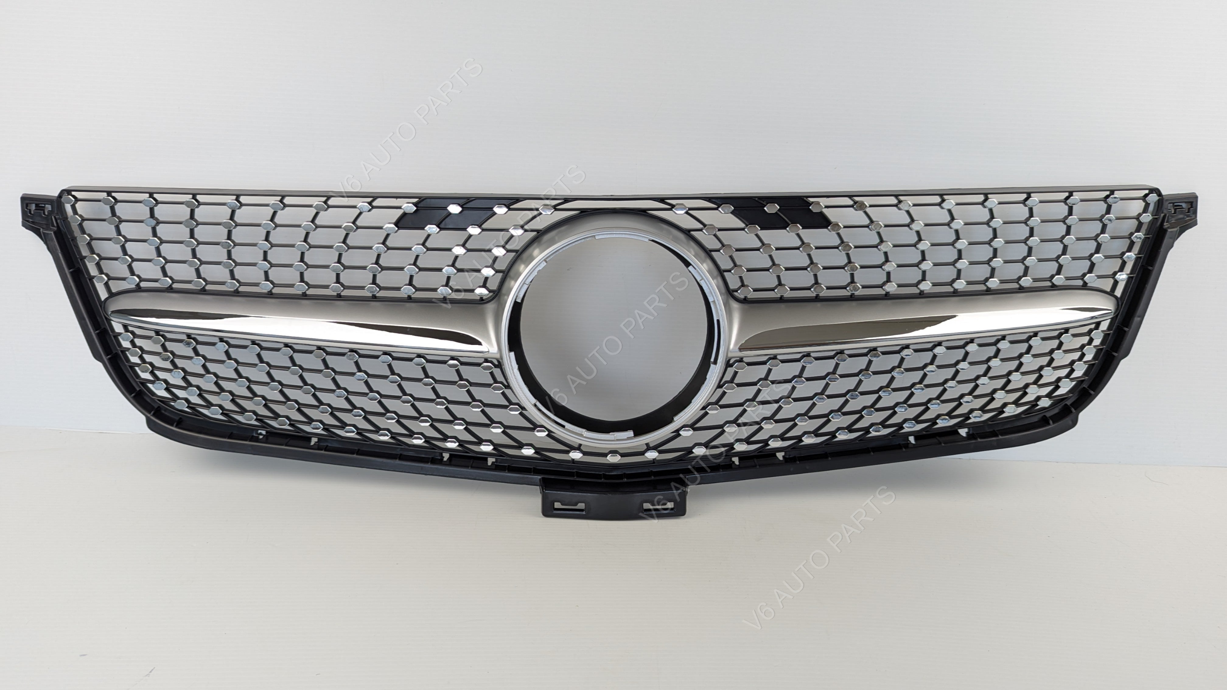 For Mercedes M-Class W166 ML300 320 400 Front Radiator Grille 2012-2015 Diamond