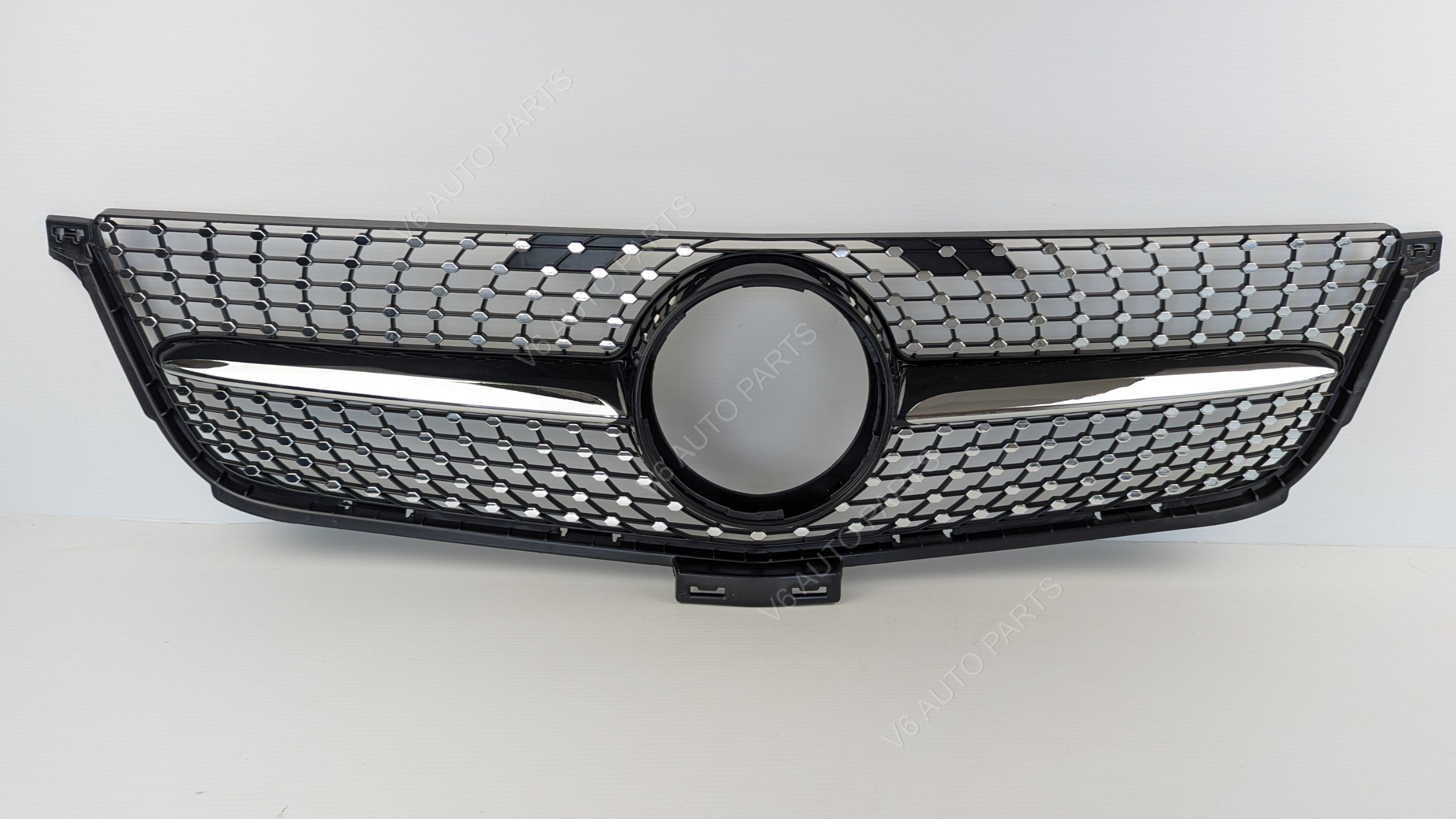 For Mercedes M-Class X166 ML63 AMG 4-matic Front Radiator Diamond Grille 2011-15