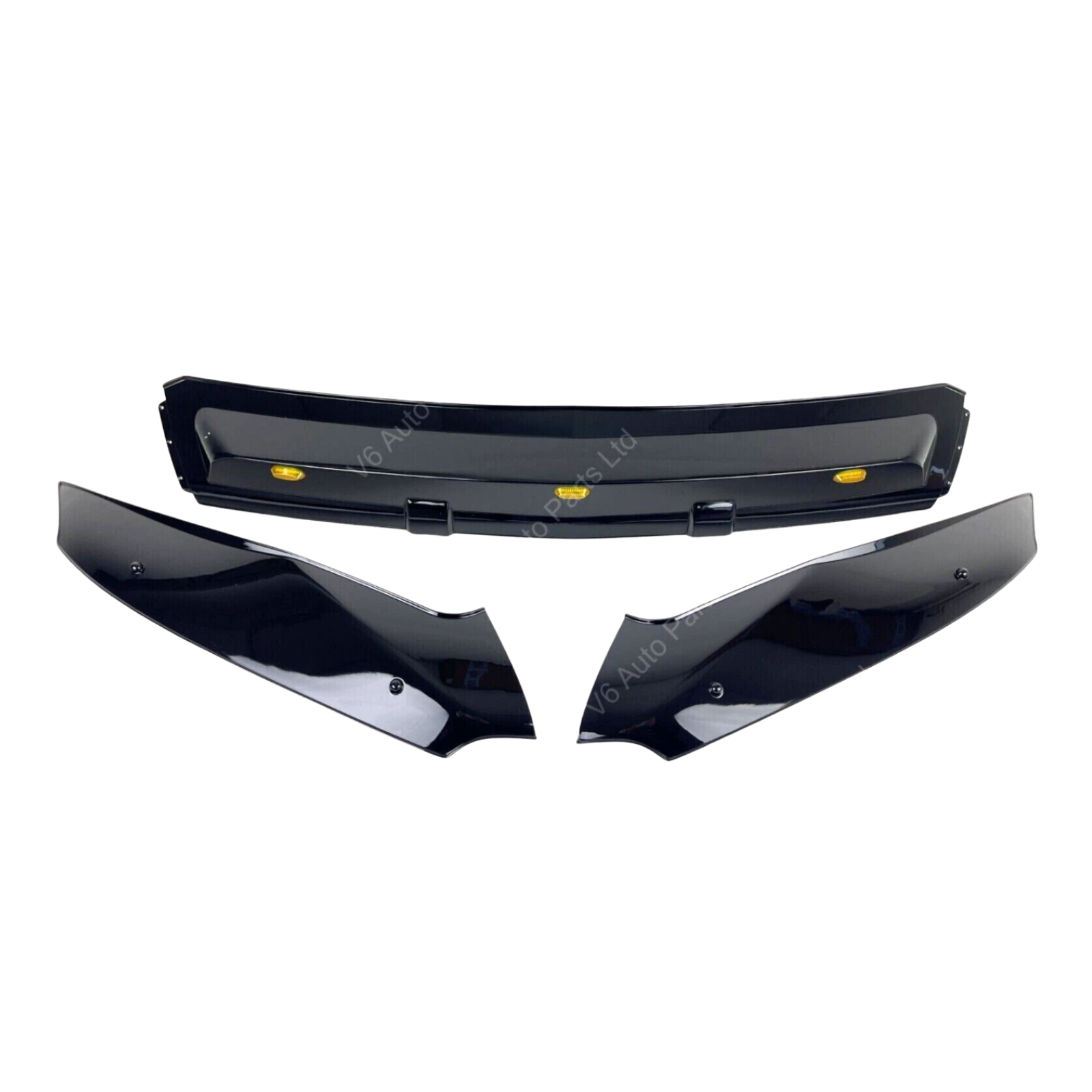 Mercedes W907 Sprinter Front Hood Stone Deflector Guard with LED – 2018–2025