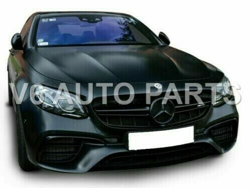 For Mercedes E-Class A213 E63 AMG E53 front Bumper Black Grille 16-22 Avantgarde