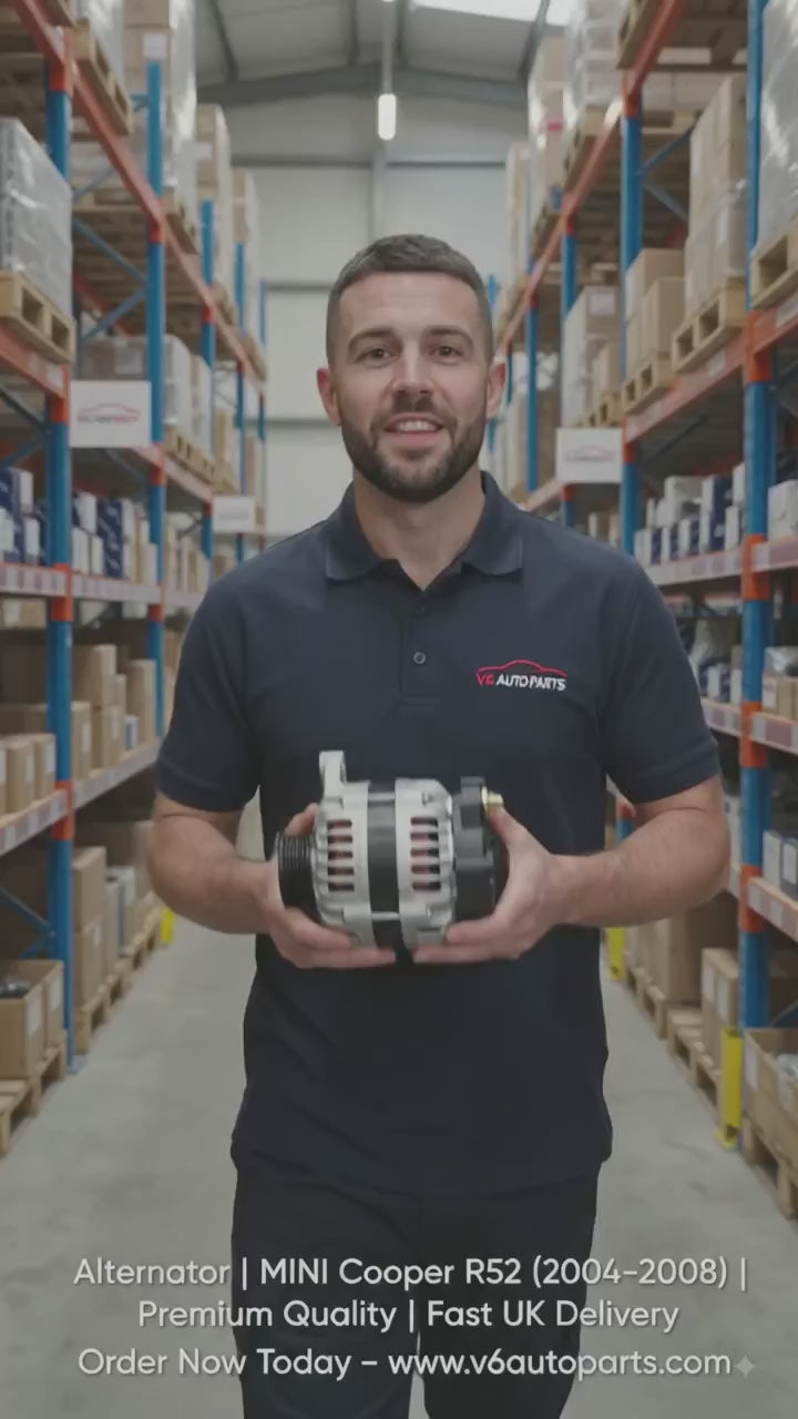 video of MINI Cooper R53 1.6L Engine Alternator LRA02297