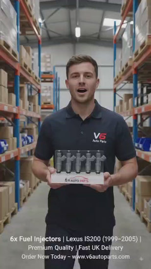 video of OEM replacement fuel injectors 23250-70120 for Lexus IS200