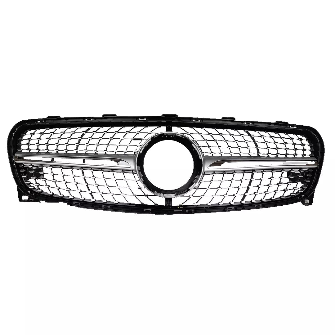 Diamantgitter für den vorderen Kühlergrill für Mercedes GLA-Klasse X156 GLA250 45AMG 2017–2019