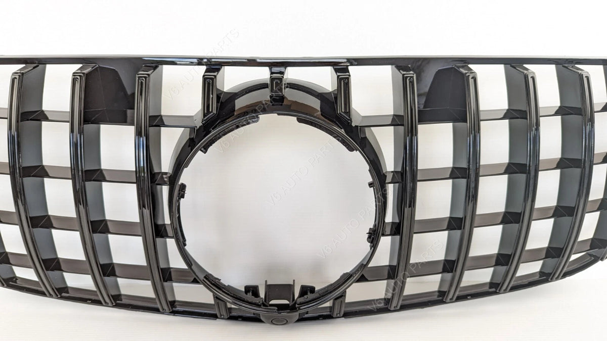 Front Radiator Grille Glossy Black – Mercedes-Benz GLE-Class C292 GLE500 Facelift GT-R 2015–2018