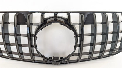 Front Radiator Grille Glossy Black – Mercedes-Benz GLE-Class C292 GLE500 Facelift GT-R 2015–2018