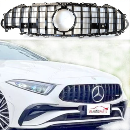 For Mercedes-Benz CLS-Class C257 (2019–2023) Front Radiator GT Gloss Black Grille – Fits CLS350 & AMG Models