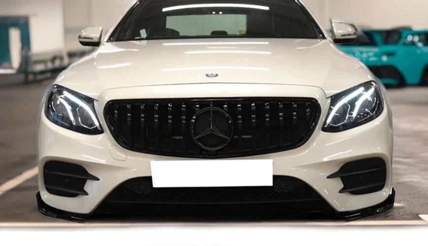 For Mercedes-Benz A-Class W177 Front Grille Black Star Emblem Badge (2018–2021 Hatchback & Sedan)