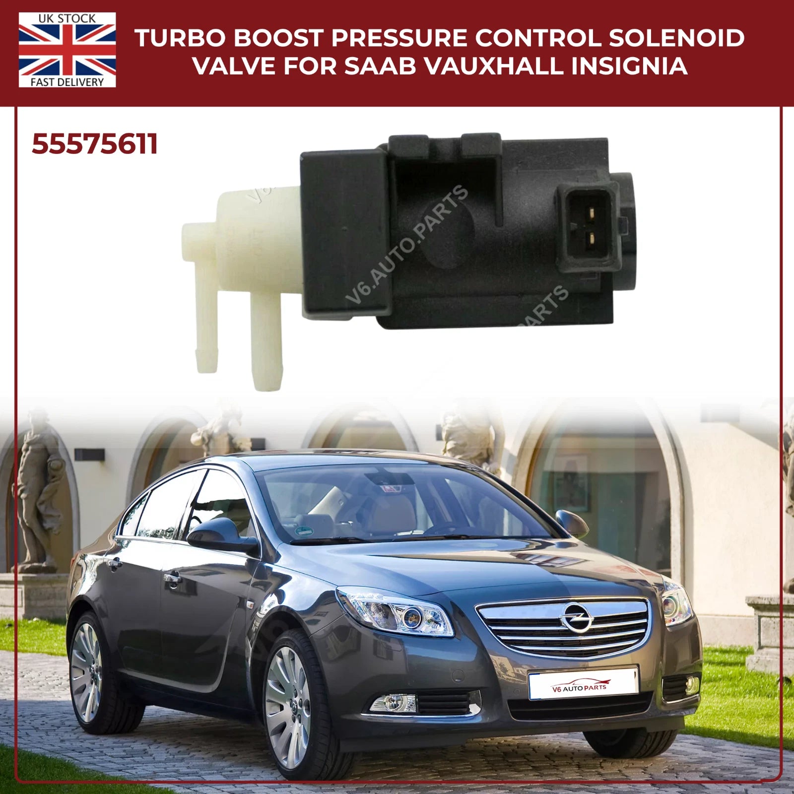 Turbo Boost Control Solenoid Valve For Opel/Vauxhall Insignia Diesel 55575611