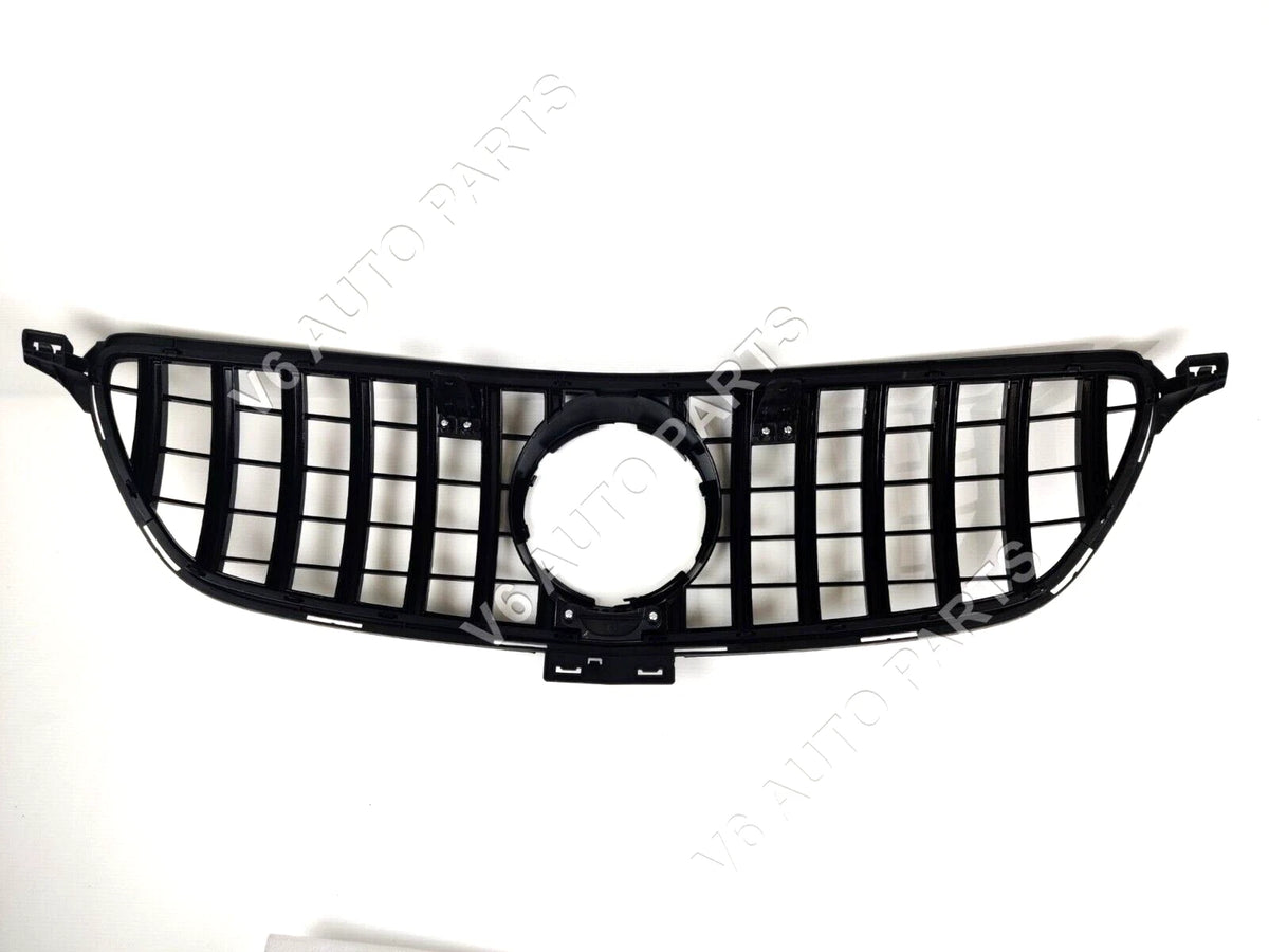 Front Radiator Grille Glossy Black – Mercedes-Benz GLE-Class C292 GLE500 Facelift GT-R 2015–2018