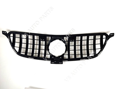 Front Radiator Grille Glossy Black – Mercedes-Benz GLE-Class C292 GLE500 Facelift GT-R 2015–2018