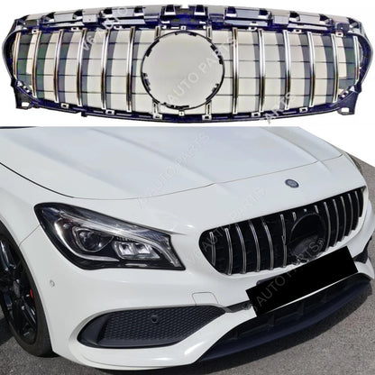 Vorderer Kühlergrill aus Chrom für Mercedes Benz CLA-Klasse R117 GT Panamericana 2017–2019 