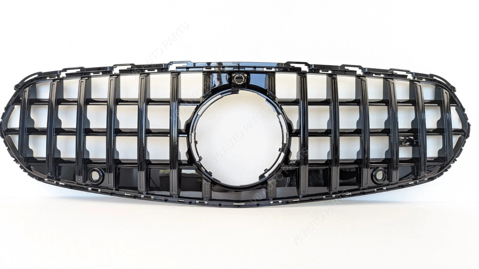 For Mercedes-Benz C-Class W206 (2020–2023) Front Radiator Grille – Gloss Black Panamericana GT Style | Fits C200, C400 Standard Models