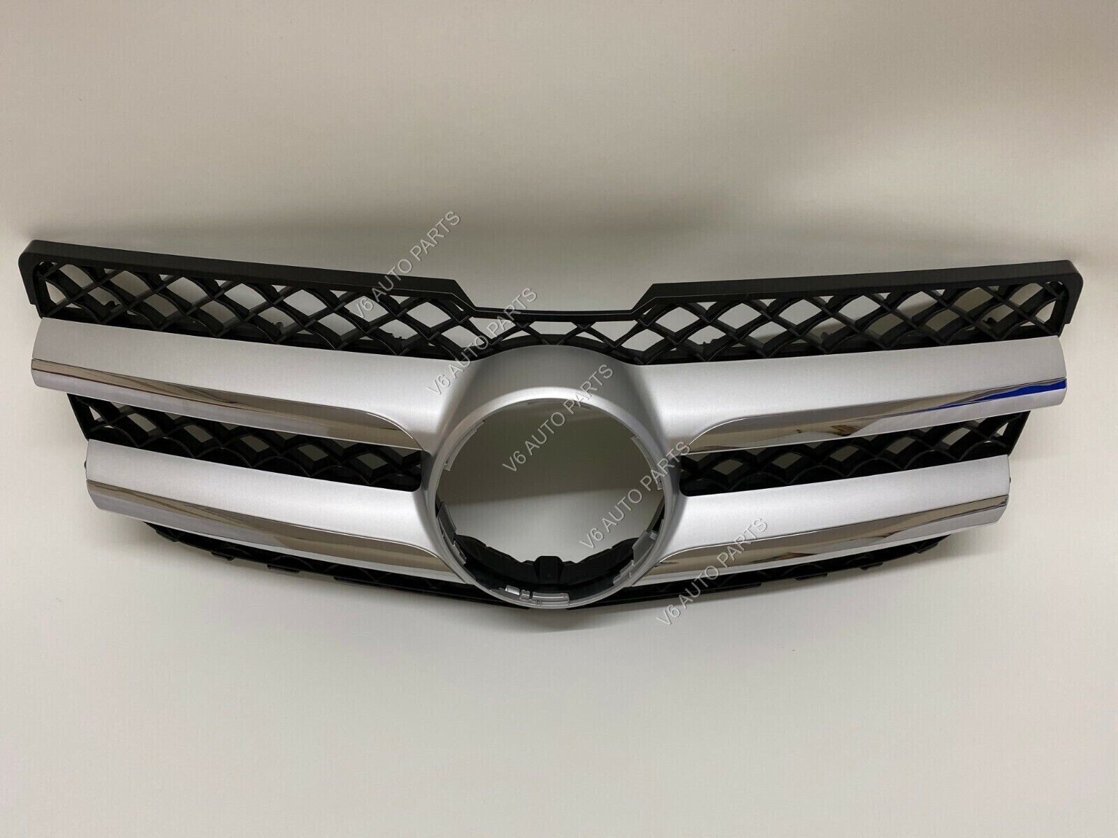 Front Bumper Black On Chrome Grille For Mercedes Benz 2013-2015 GLK-Class X204