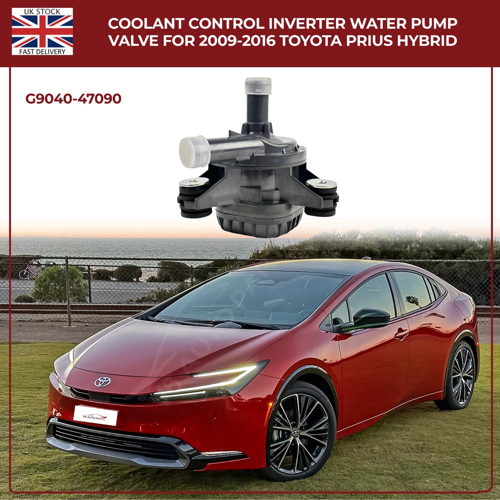 OEM Coolant Control Inverter Water Pump Valve – Fits 2009‑2016 Toyota Prius Hybrid