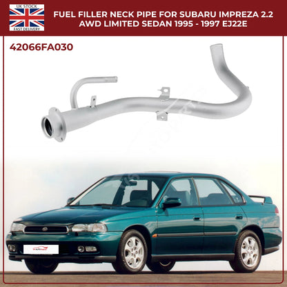 Petrol Fuel Filler Neck Pipe 42066FA030 – Fits Subaru Impreza 2.2L AWD (1995–1997) & Legacy 2.2 AWD (1995–1996)