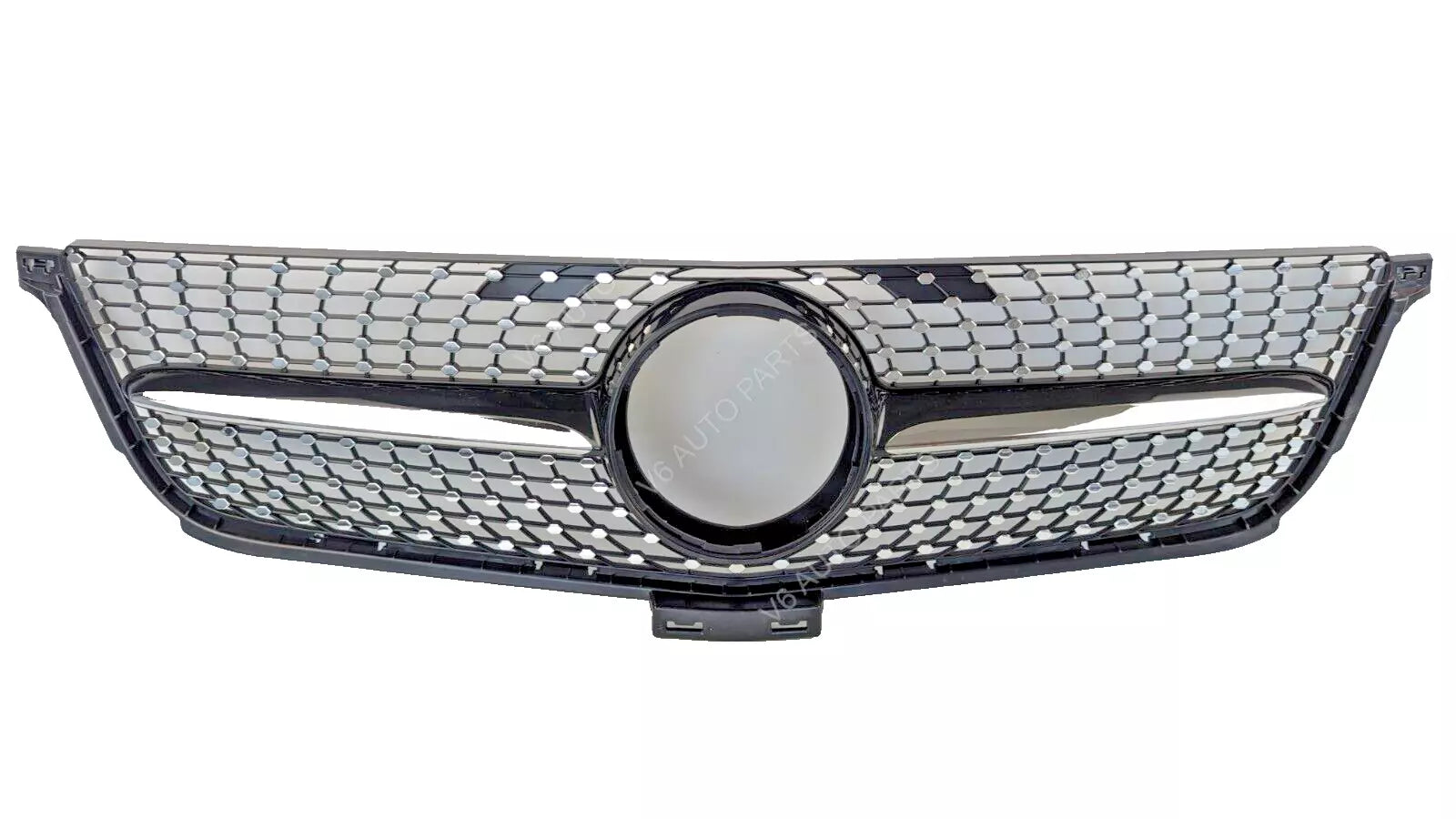 For Mercedes M-Class X166 ML63 AMG 4-matic Compatible Front Radiator Diamond Grille 2011-15