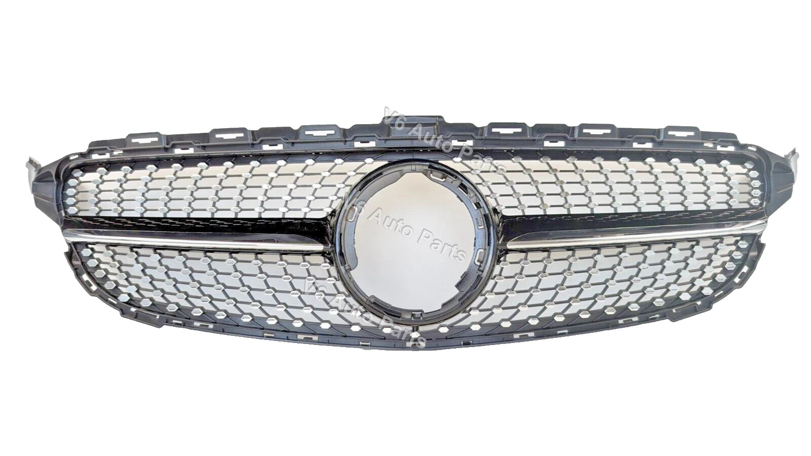Mercedes Benz C‑Class W205 Front Bumper Grille – AMG Diamond Style (2018–2020 C180 | C200 | C250)