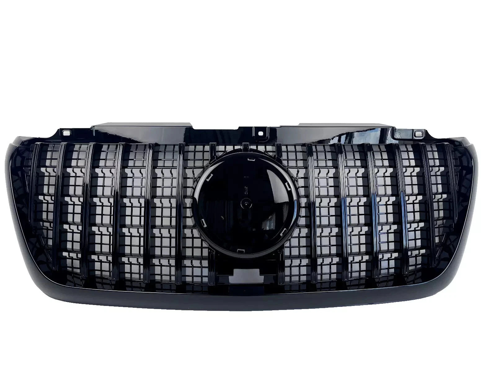 For Mercedes-Benz Sprinter W907 Panamericana Gloss Black Front Bumper Grille 2018–2025 – Cab & Van