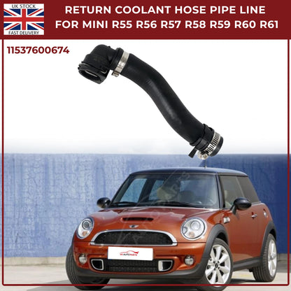 Return Coolant Hose Pipe Line For MINI R55 R56 R57 R58 R59 R60 R61 11537600674