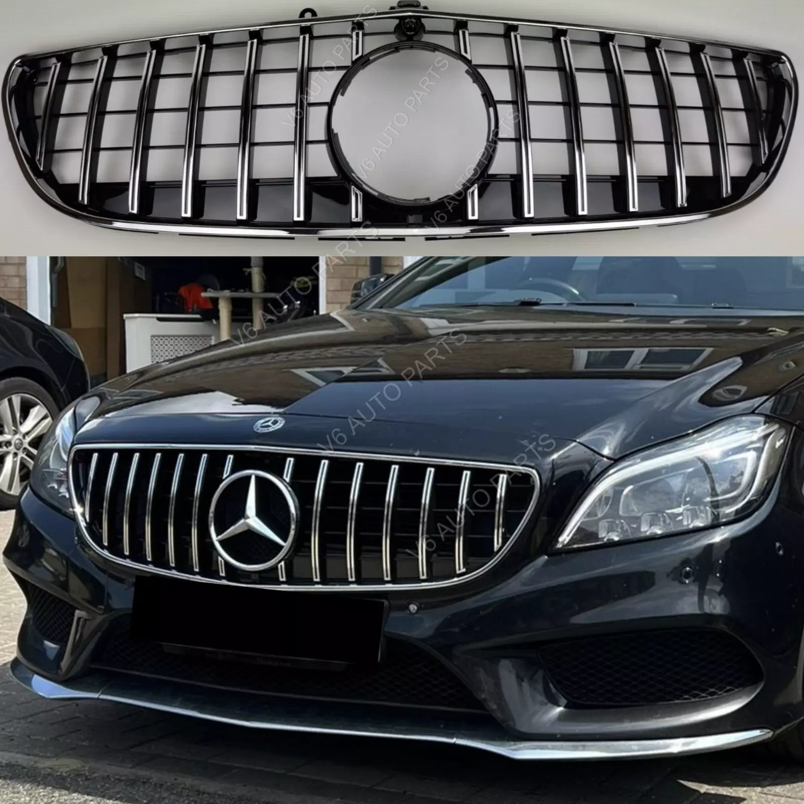 For Mercedes CLS-Class W218 CLS320 350 Compatible Front Bumper Grille Panamericana GT September 2014-18