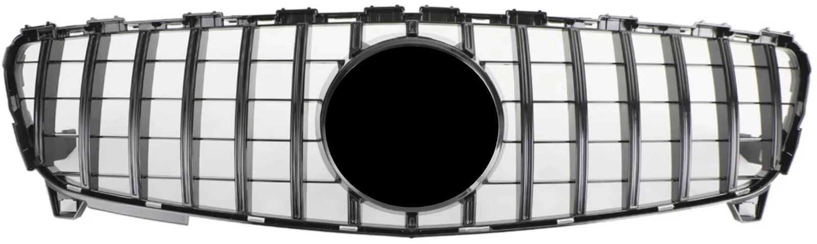 GT Panamericana Front Radiator Grille – Gloss Black | Fits Mercedes-Benz A-Class W176 A220d (2015–2018)