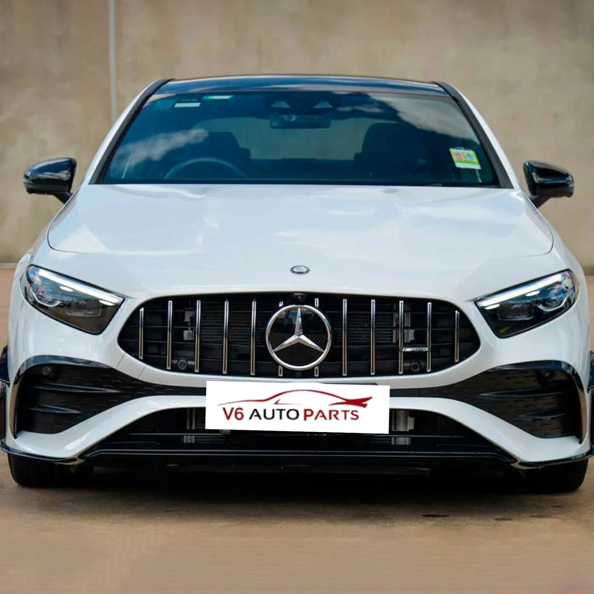 Mercedes Front Grille Emblem – Chrome (A‑Class W177, E‑Class A238, Vito W906)