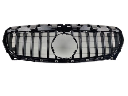 Frontstoßstange, glänzend schwarzer GT-Grill für Mercedes-Benz CLA-Klasse X117 Cla200 vor dem Facelift Panamericana 2013–2017 