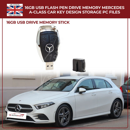 Mercedes-Benz M-Class Car Key USB Flash Drive – 16GB USB 2.0 Memory Stick
