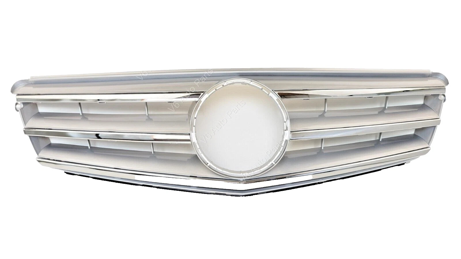 Mercedes C‑Class S204 Estate Front Bumper Chrome Grille 2007‑2014 | Fits C180, C350CDI