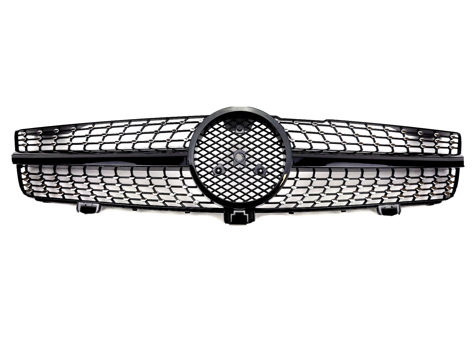 Mercedes‑Benz CLS‑Class W219 (2008‑2010) Diamond Black Front Radiator Grille – Fits CLS500, CLS280, AMG Facelift Models