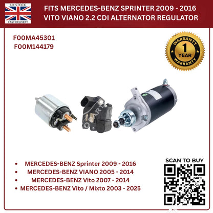image of Mercedes Mixto Alternator Voltage Regulator Replacement F00MA45301