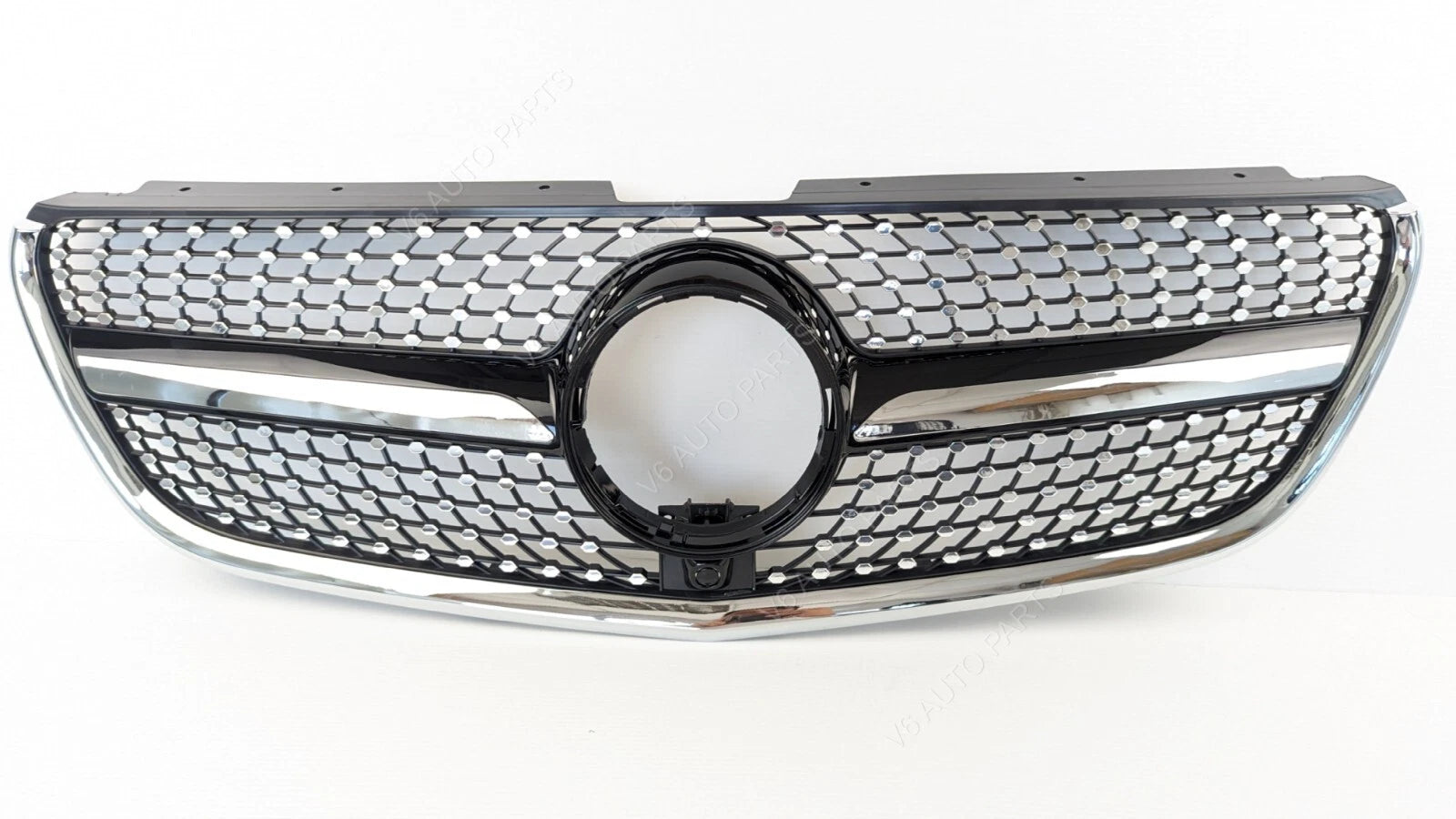 For Mercedes Vito Taxi W447 111 CDI Black Diamond Front Grille (2014–2023)