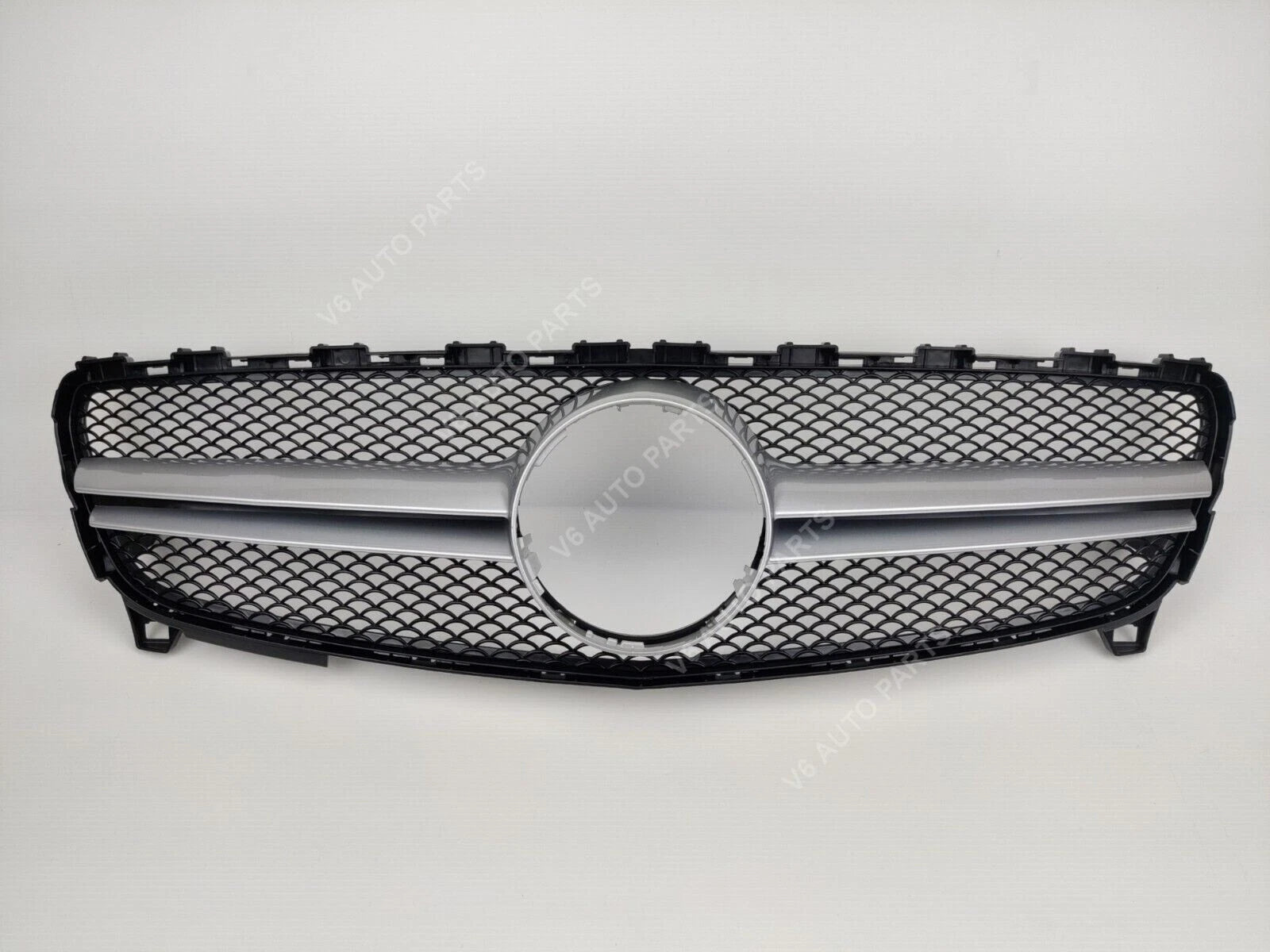 Mercedes-Benz A-Class W176 (2015–2018) Front Bumper Chrome AMG Grille – Fits A160, A200, A45 Facelift