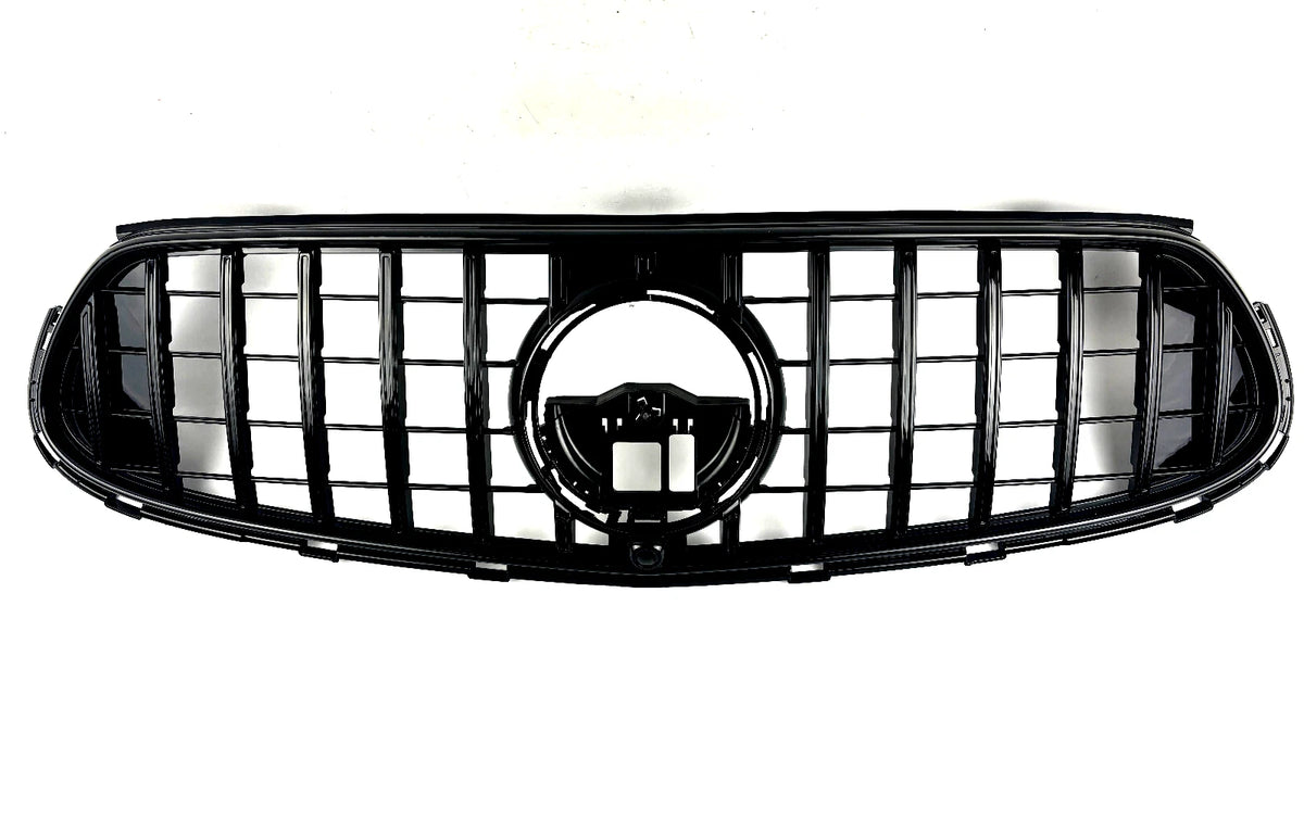 For Mercedes-Benz GLC-Class X254/C254 Front Radiator Black Sport AMG Line Grille (GLC43, 2023–2025)