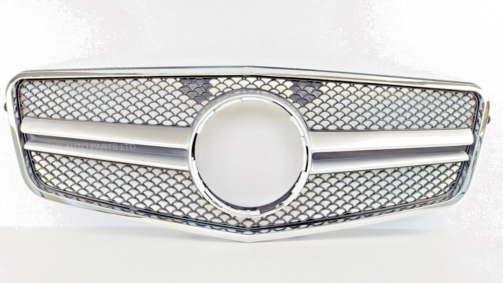 For Mercedes E‑Class W212 (2009–2013 Pre‑Facelift) E63 AMG Style Front Radiator Bumper Grille – Saloon & Estate