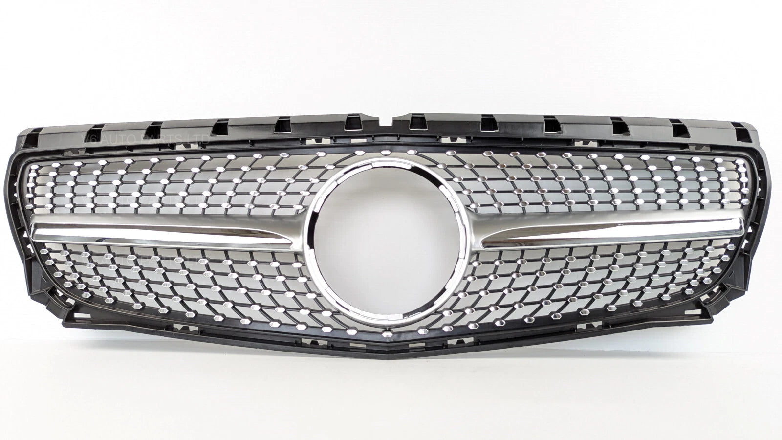For Mercedes Benz B‑Class W246 Front Bumper Chrome Diamond Grille – Fits B180 & B250 (2011–2014)