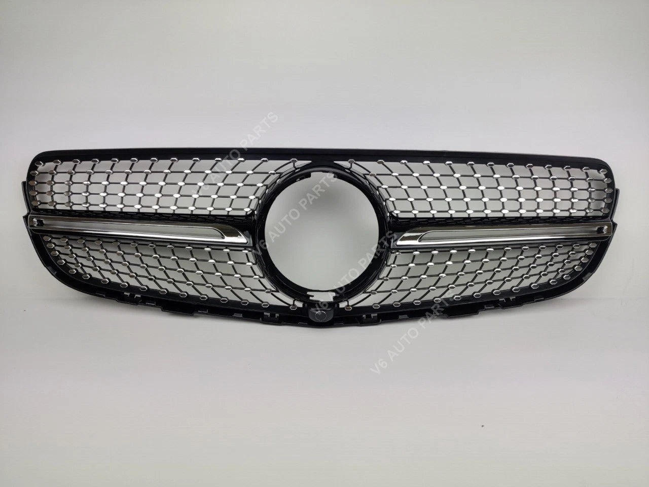 For Mercedes‑Benz GLC‑Class X253/Coupe Front Bumper Grille – Fits GLC400 & GLC450 (2015–2019 AMG Style Upgrade)