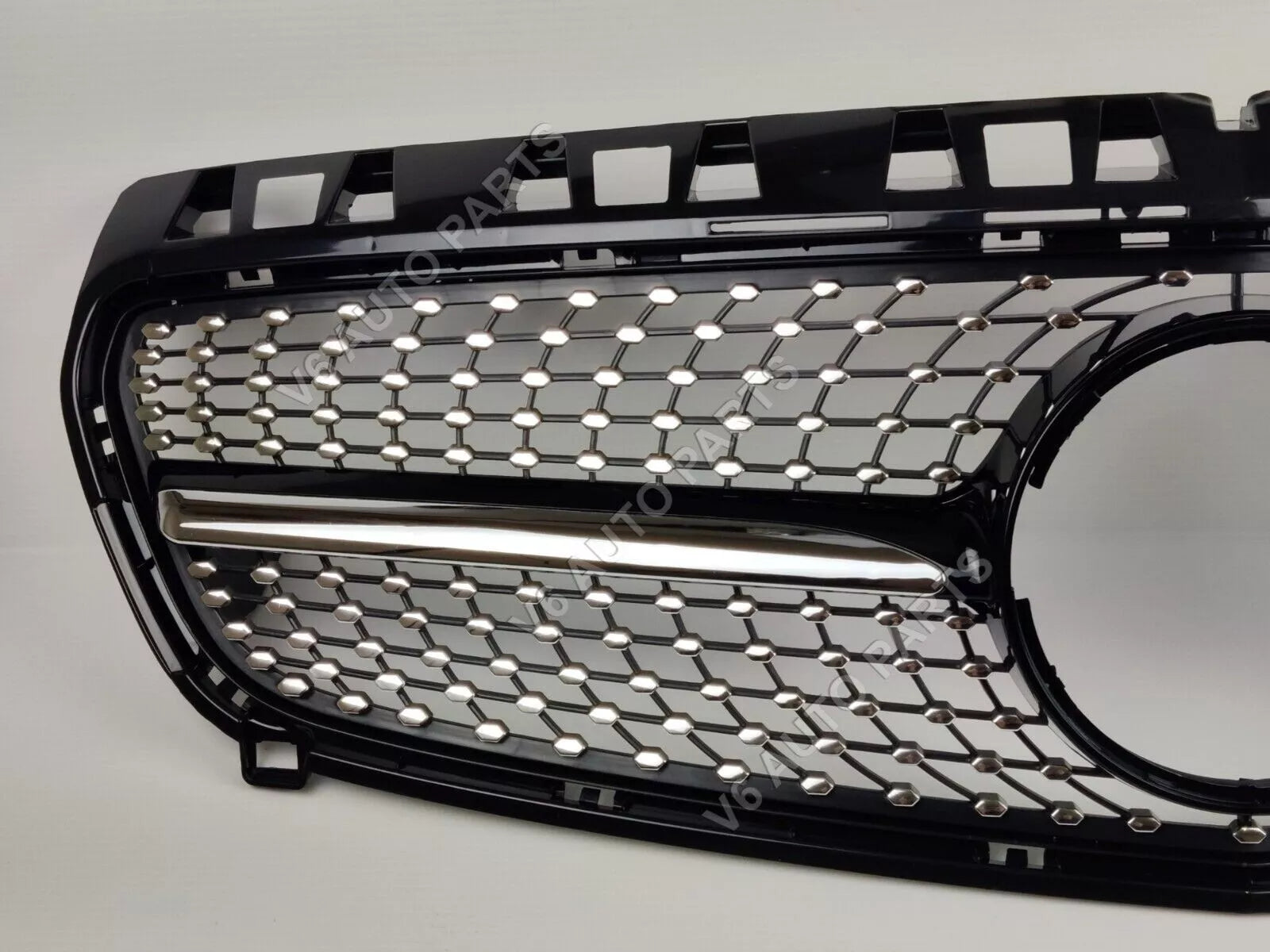 Front grille for Mercedes S Class, black grille, Mercedes W176.