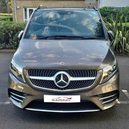 Front Grille Emblem Chrome Badge Logo – Mercedes Vito & V-Class W447 (2015–2019, V200 V220 V250 V260 MPV Taxi Van)
