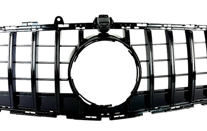 For Mercedes-Benz CLS-Class X218 W218 Front Radiator GT Panamericana Grille – Black (2014–2018, Fits CLS260 & CLS63 AMG Look)