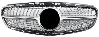For Mercedes E‑Class W212 Diamond Front Grille – AMG Facelift E250 (2013–2016)