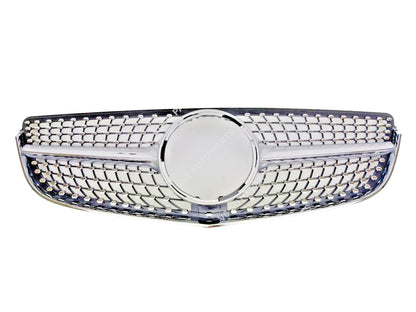 For Mercedes‑Benz E‑Class W207 (2013‑2016) Front Radiator Diamond AMG Style Grille – Fits E300, E350, E550 Coupe & Convertible