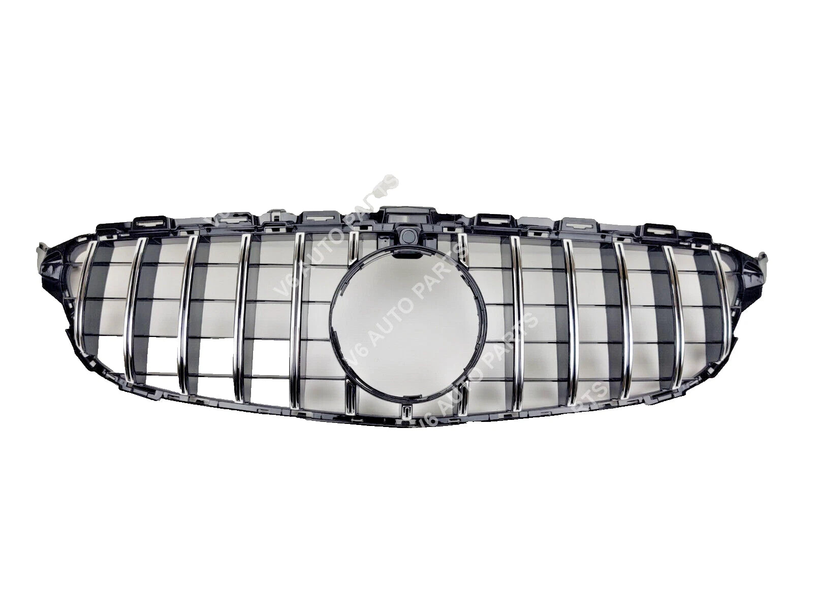 Mercedes‑Benz C‑Class C205 Coupe GT‑R Panamericana Front Radiator Grille (2015‑2018, With Camera Hole)