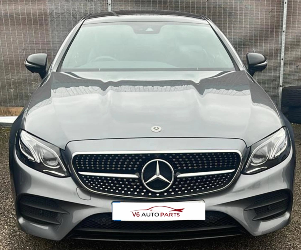 For Mercedes Front Grille Chrome Star Emblem Badge – C‑Class, CLA, SLK, R, M, E‑Class