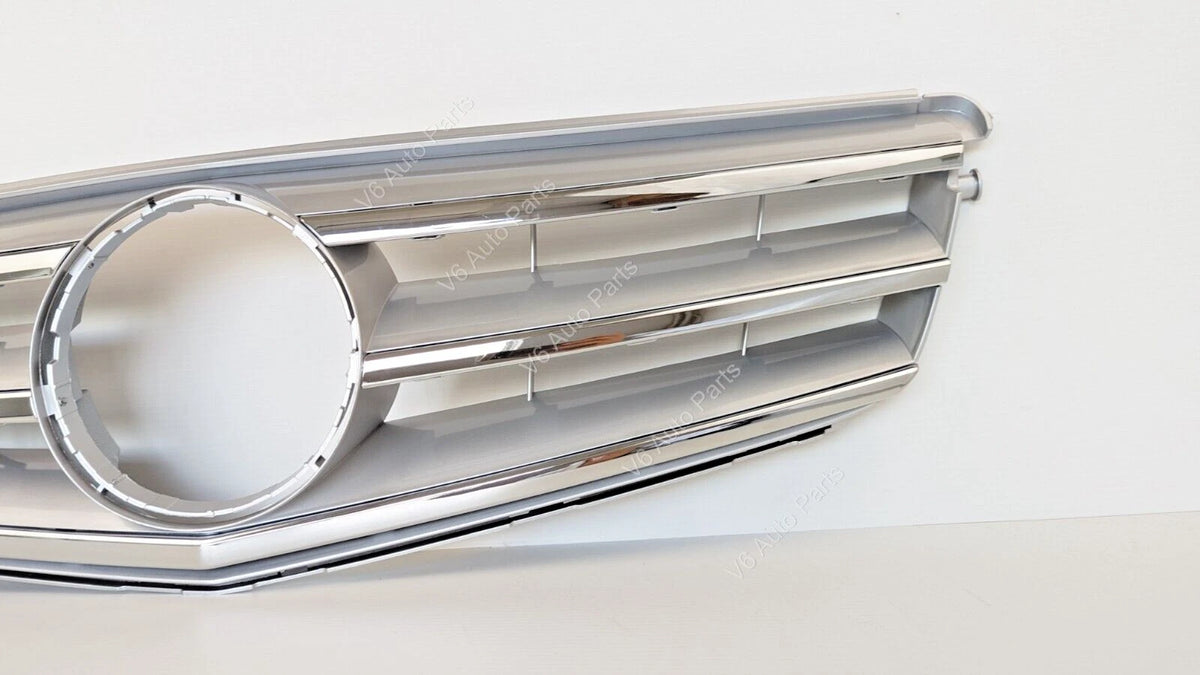 Mercedes C‑Class S204 Estate Front Bumper Chrome Grille 2007‑2014 | Fits C180, C350CDI
