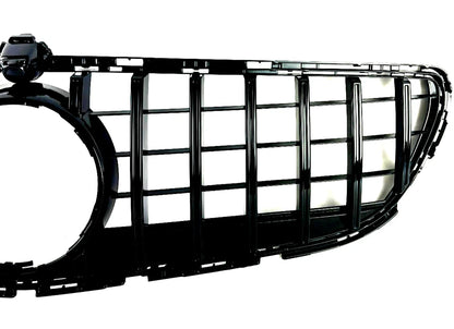 For Mercedes-Benz CLS-Class X218 W218 Front Radiator GT Panamericana Grille – Black (2014–2018, Fits CLS260 & CLS63 AMG Look)