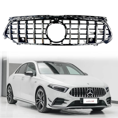 Mercedes-Benz A-Class W177 A250 AMG & A45 Front Bumper Panamericana Chrome GT Grille (2023–2025)
