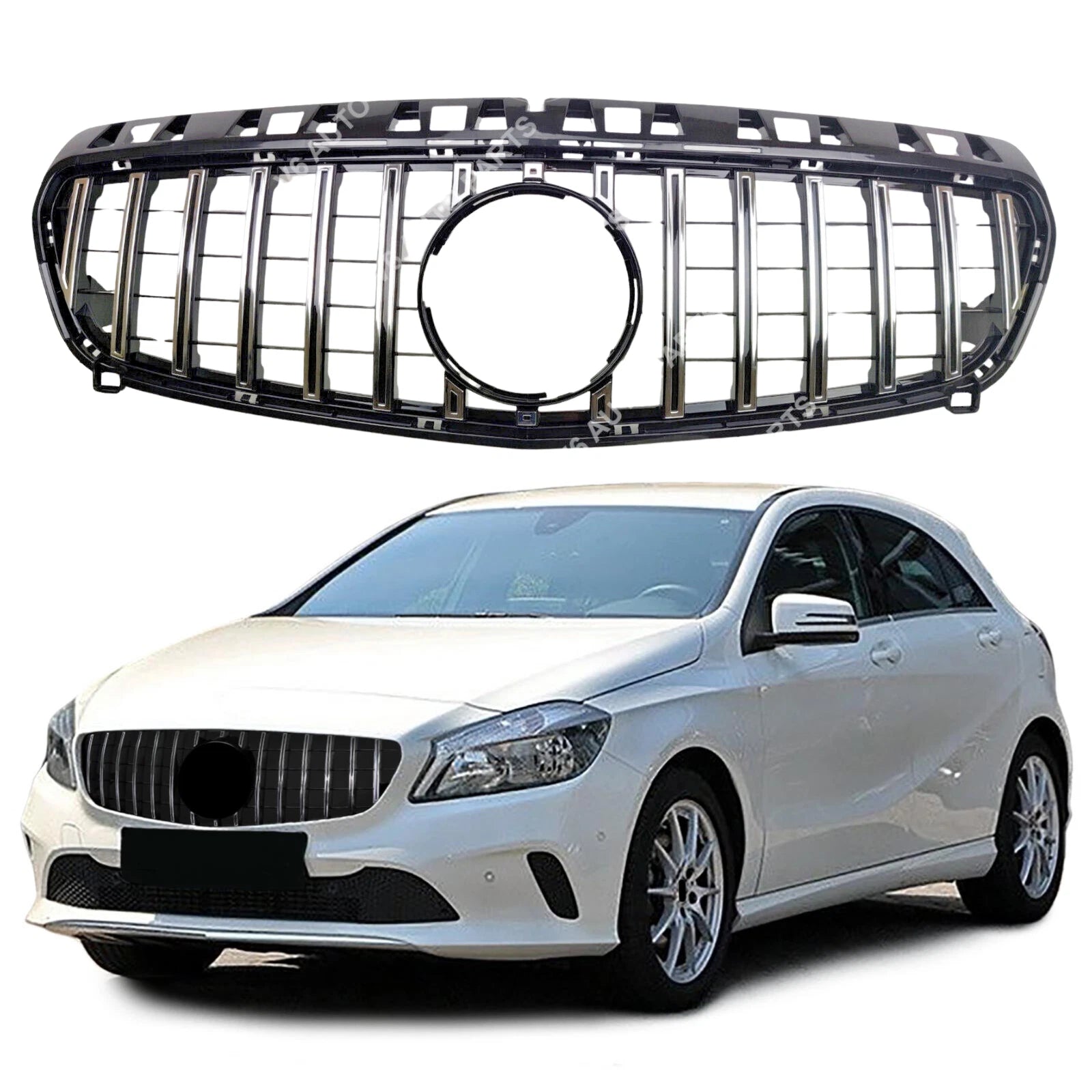 Mercedes A‑Class W176 GT Panamericana Front Radiator Sports Grille – A200 / A220 (2012–2015)